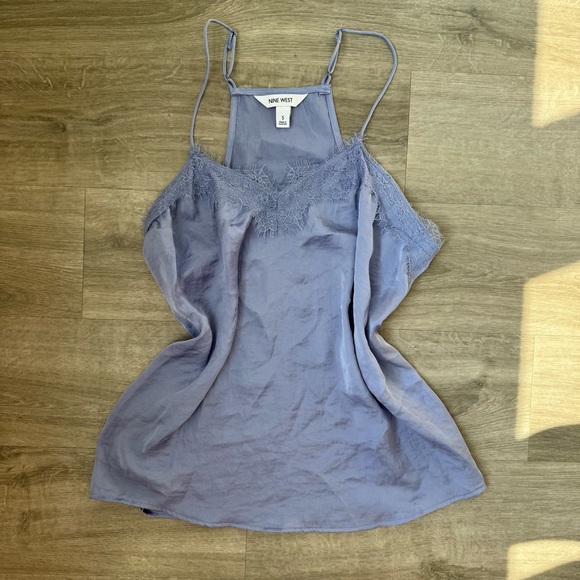 Nine West Light Purple Lace Cami - Picture 1 of 4